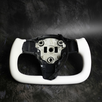 Exclusive Steering Custom Steering Wheel  for Tesla 2020+ Model Y / 2017+ Model 3 Round Convert to Yoke  - In Stock