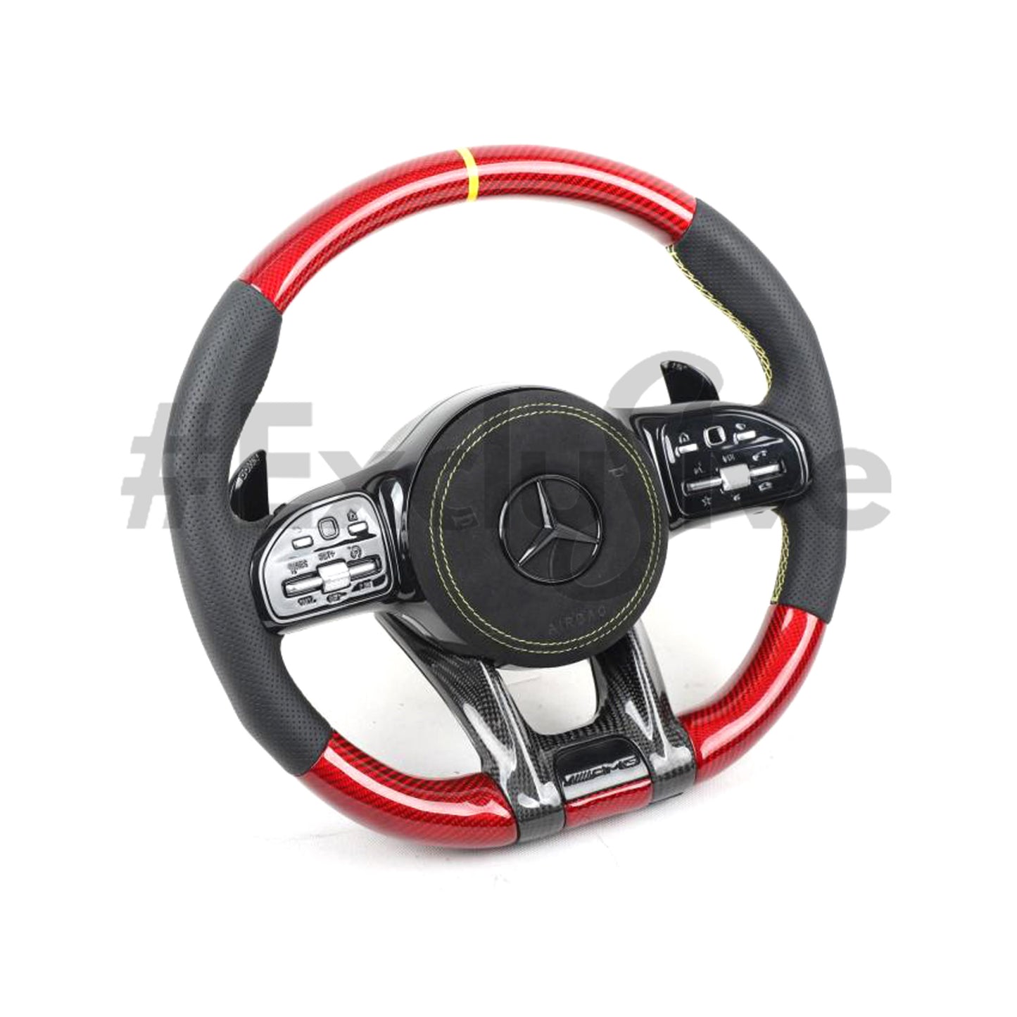 Exclusive Steering Custom Steering Wheel  for 2018+ Mercedes Benz C / CLA / CLS / E / G / GLA / GLB / GLE / GT / S Class AMG