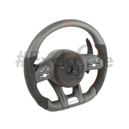 Exclusive Steering Custom Steering Wheel  for 2018+ Mercedes Benz C / CLA / CLS / E / G / GLA / GLB / GLE / GT / S Class AMG