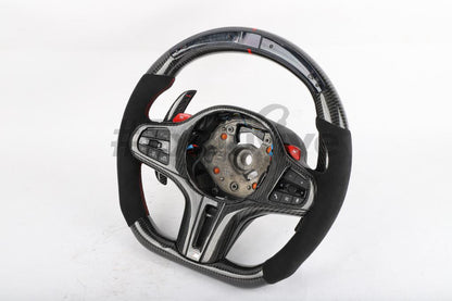 Exclusive Steering Custom Steering Wheel  for BMW M5 F90 & 91 /  M8 G15, G16, & G17 / X3 G01 / X4 G02 / X6 F86 / 5 Series G30 / 7 Series G11 / G12 s