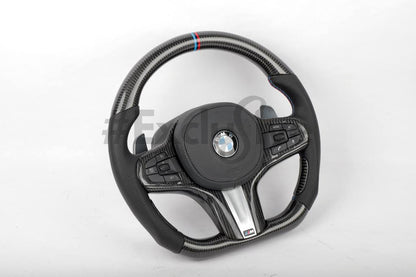 Exclusive Steering Custom Steering Wheel  for BMW M5 F90 & 91 /  M8 G15, G16, & G17 / X3 G01 / X4 G02 / X6 F86 / 5 Series G30 / 7 Series G11 / G12 s