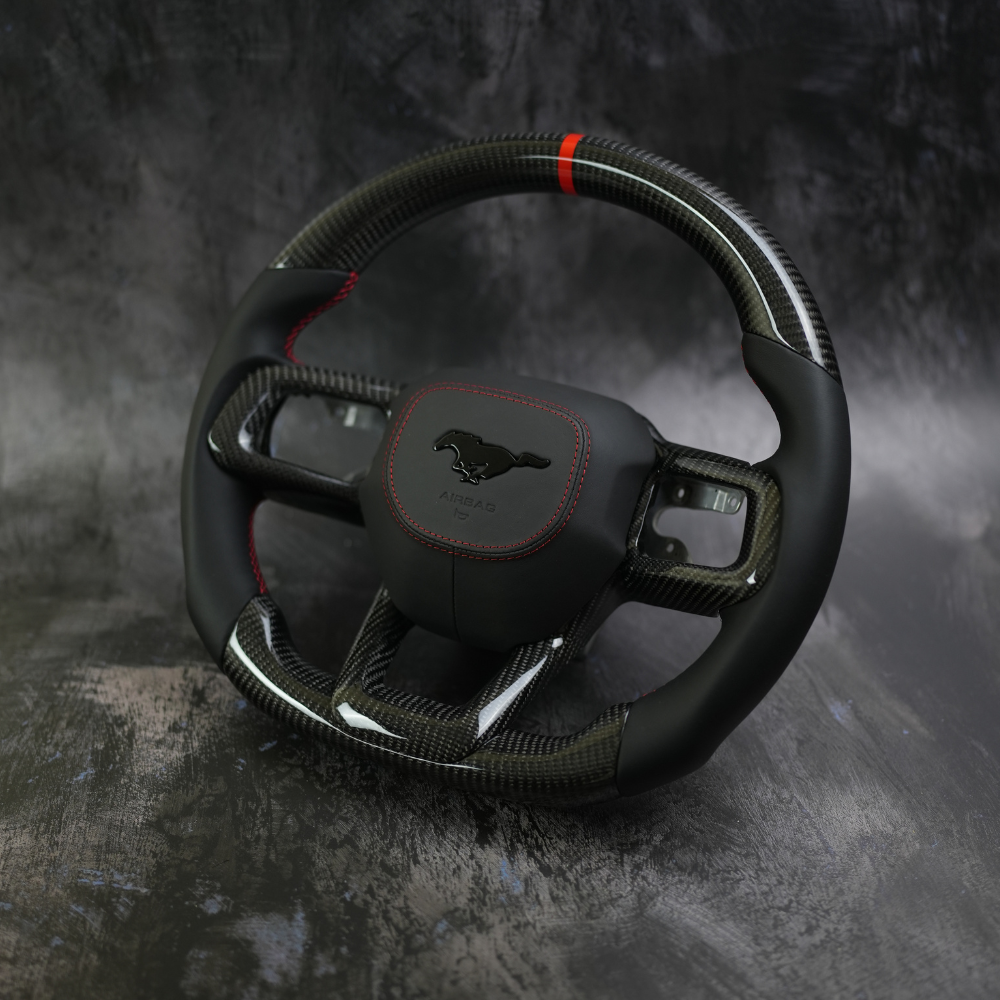 24+ Ford Mustang Carbon Fiber  Steering Wheel | S650