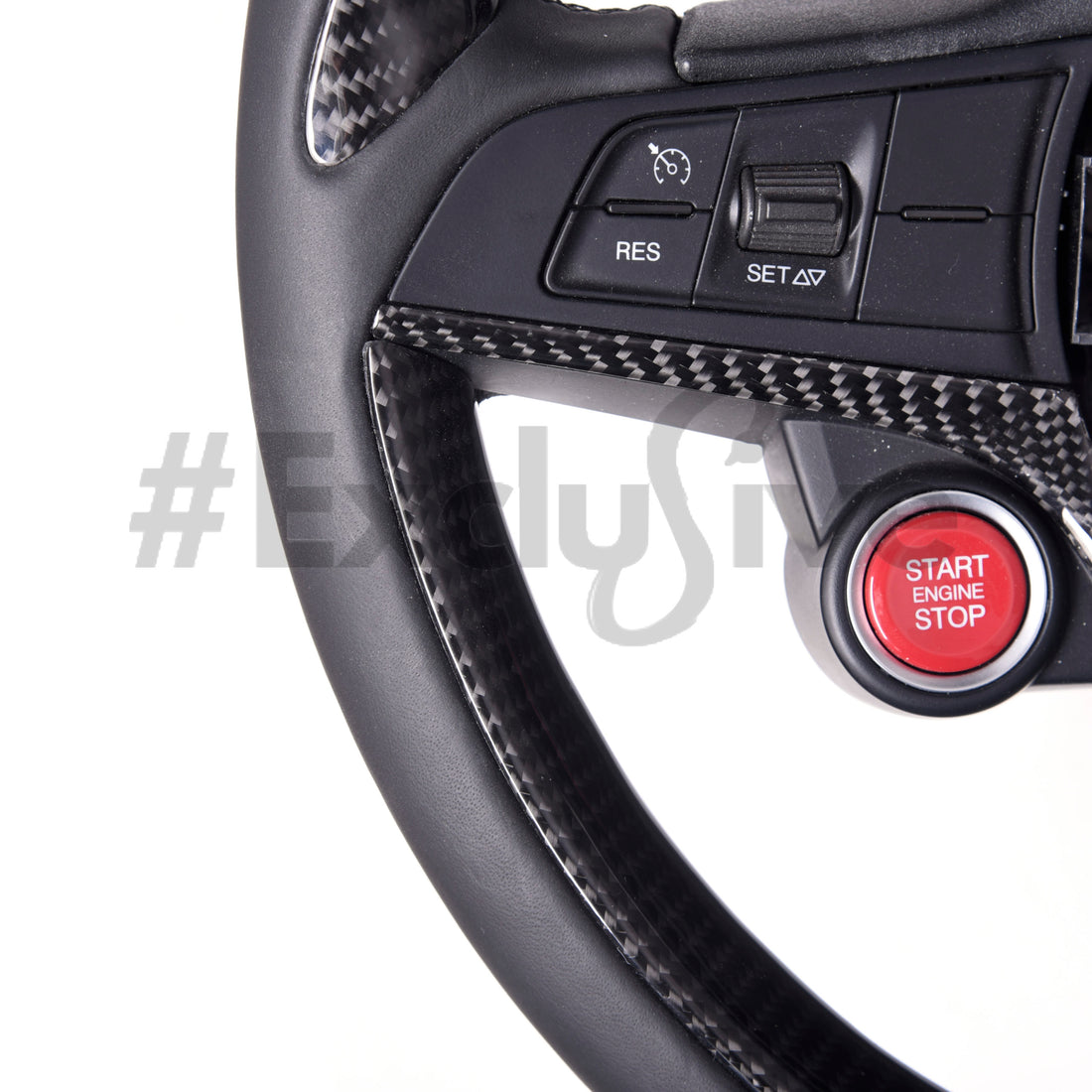 Exclusive Steering Custom Steering Wheel  for Alfa Romeo Giulia/Stelvio  | 2017-2019