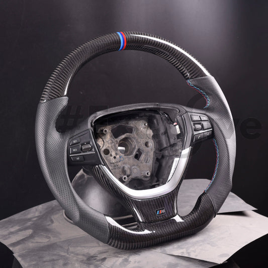 08-18 BMW 5 6 7 Series Non-M Custom Steering Wheel | F01 F02 F06 F07 F10 F12