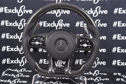 Exclusive Steering Custom Steering Wheel  for 2018+ Mercedes Benz C / CLA / CLS / E / G / GLA / GLB / GLE / GT / S Class AMG