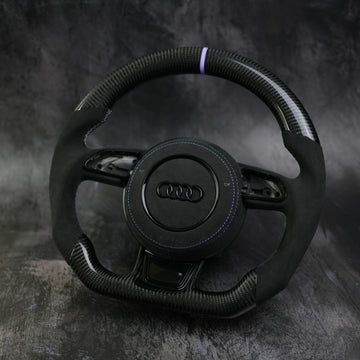 Exclusive Steering Custom Steering Wheel  for 2012-2018 Audi A3 / A4 / A5 / A6 / A7 / A8 / S3 / S4 / S5 / S6 / S7 / S8 / RS7 s