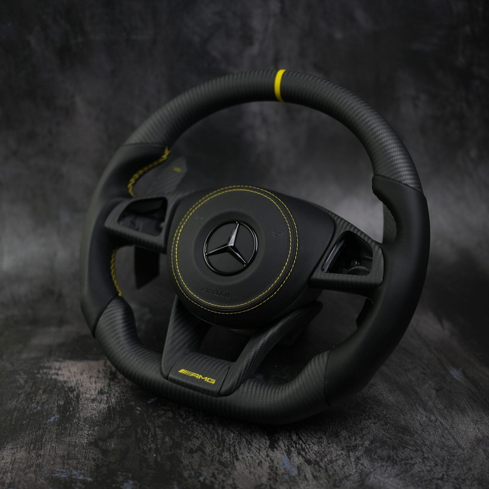 Exclusive Steering Custom Steering Wheel  for Mercedes Benz 2015-2018 AMG  | Retrofit for older/ non-AMG Models Available