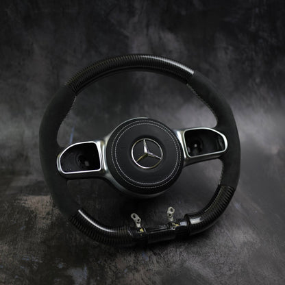 Exclusive Steering Custom Steering Wheel  for 2018+ Mercedes Benz C / CLA / CLS / E / G / GLA / GLB / GLE / GT / S Class AMG