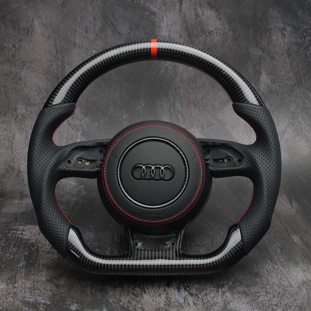 2012-2018 Audi A3 / A4 / A5 / A6 / A7 / A8 / S3 / S4 / S5 / S6 / S7 / S8 / RS7 Custom Steering Wheels