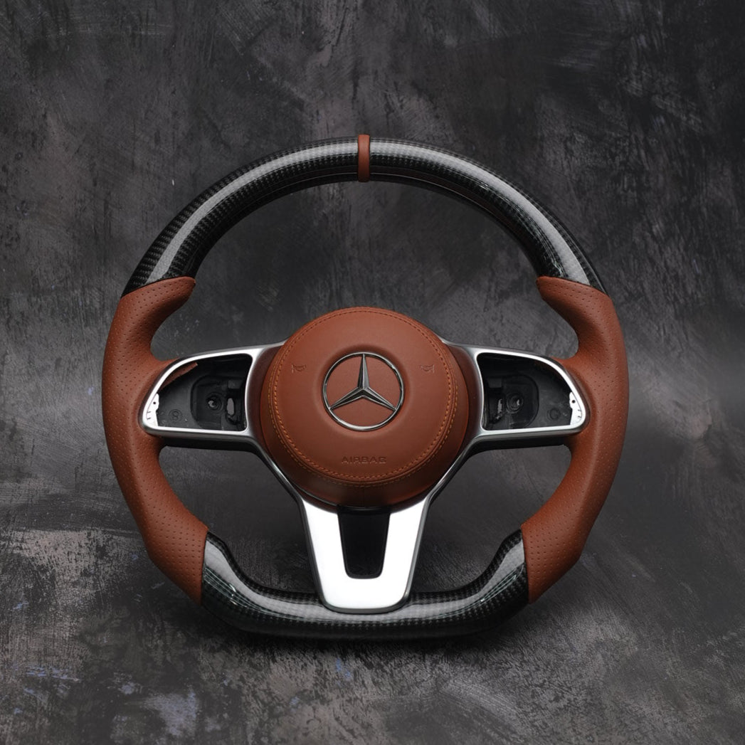 Exclusive Steering Custom Steering Wheel  for Mercedes Benz C / CLA / CLS / E / G / GLA / GLE / S Class Non-AMG  | 2018-2020