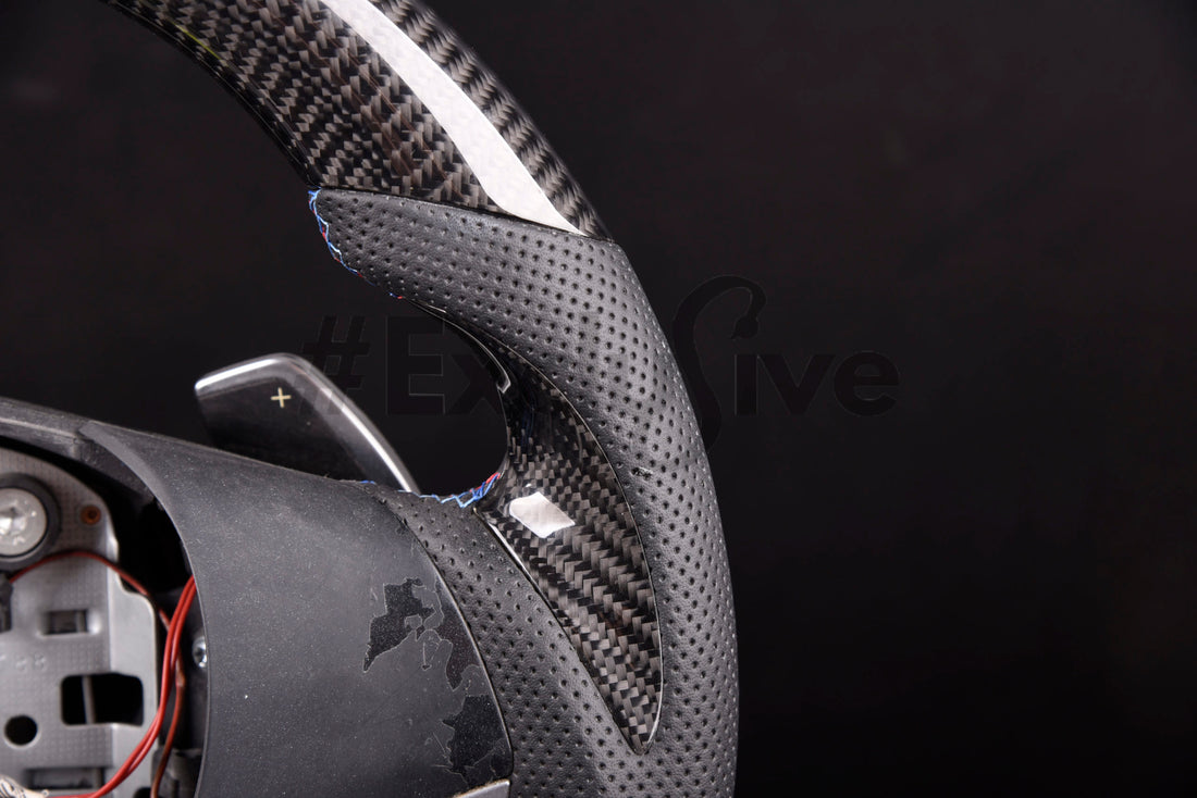 e92 carbon fiber steering wheel