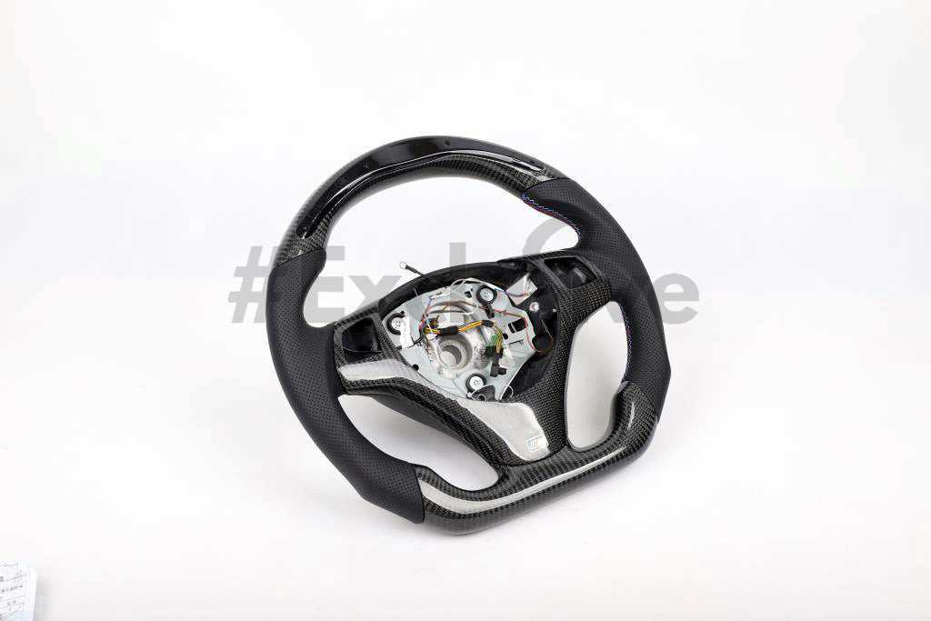 05-13 BMW 1/3/X1/X3/M3 Series M Sport Custom Steering Wheel | 3 Series/M3  E90 E91 E92 E93/ 1 Series E82/E88/ X1 E84/ X3 E83