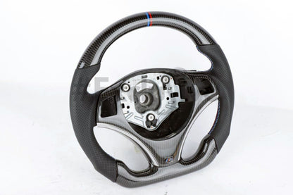 05-13 BMW 1/3/X1/X3/M3 Series M Sport Custom Steering Wheel | 3 Series/M3  E90 E91 E92 E93/ 1 Series E82/E88/ X1 E84/ X3 E83