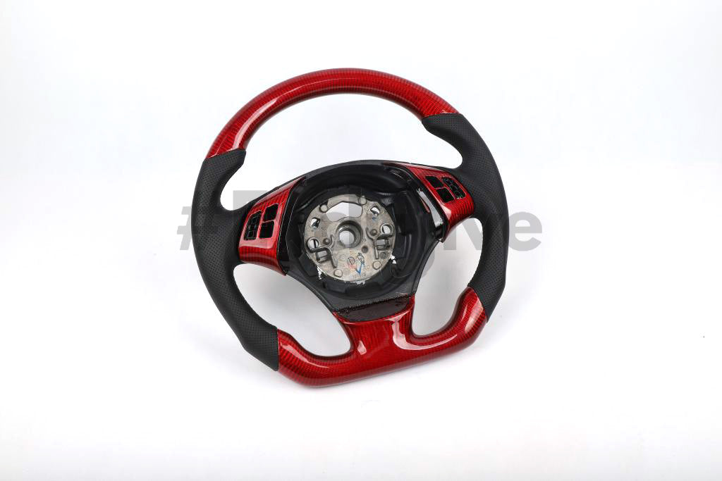 05-13 BMW 1/3/X1/X3/M3 Series M Sport Custom Steering Wheel | 3 Series/M3  E90 E91 E92 E93/ 1 Series E82/E88/ X1 E84/ X3 E83