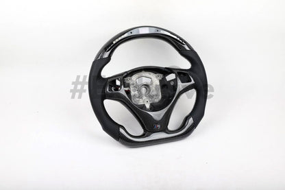 05-13 BMW 1/3/X1/X3/M3 Series M Sport Custom Steering Wheel | 3 Series/M3  E90 E91 E92 E93/ 1 Series E82/E88/ X1 E84/ X3 E83