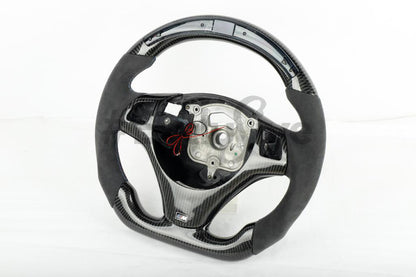 05-13 BMW 1/3/X1/X3/M3 Series M Sport Custom Steering Wheel | 3 Series/M3  E90 E91 E92 E93/ 1 Series E82/E88/ X1 E84/ X3 E83