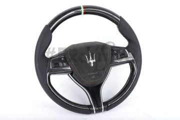 Exclusive Steering Custom Steering Wheel for Maserati Ghibli 17-25 / Levante GT/ Quattroporte