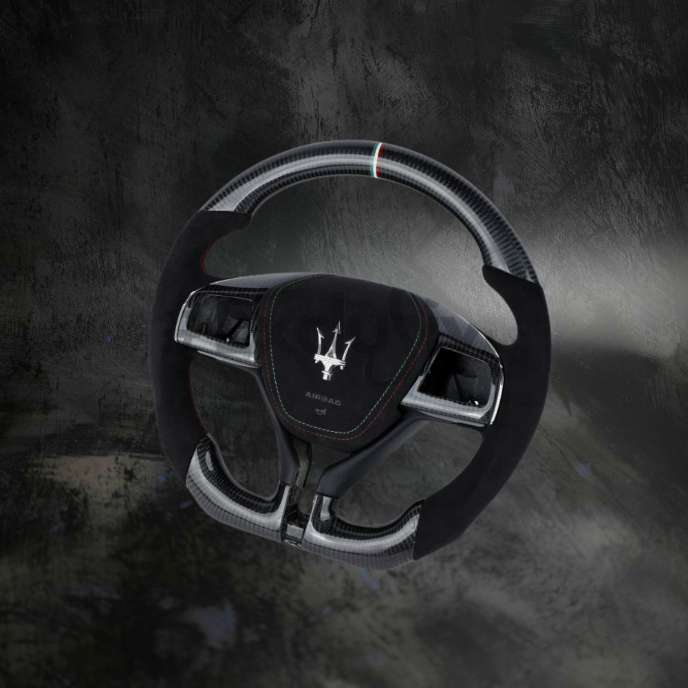 Exclusive Steering Custom Steering Wheel  for Maserati Ghibli 14-21 / Levante 17-23 / Quattroporte 14-22