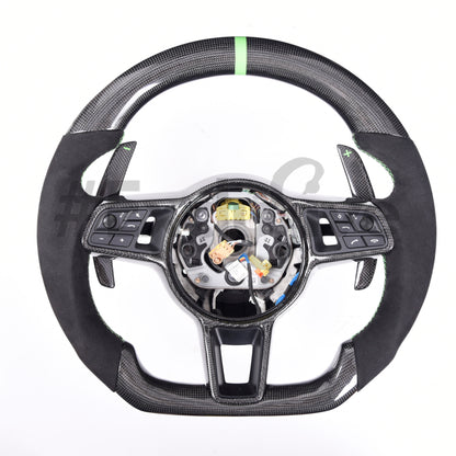 Porsche 911 (991.2) / GT3/GT3RS(991) / 718 Boxster/Cayman (982) / Cayenne (958.2) / Panamera (971) / Macan(95B) Custom Steering Wheel | 2014-2019