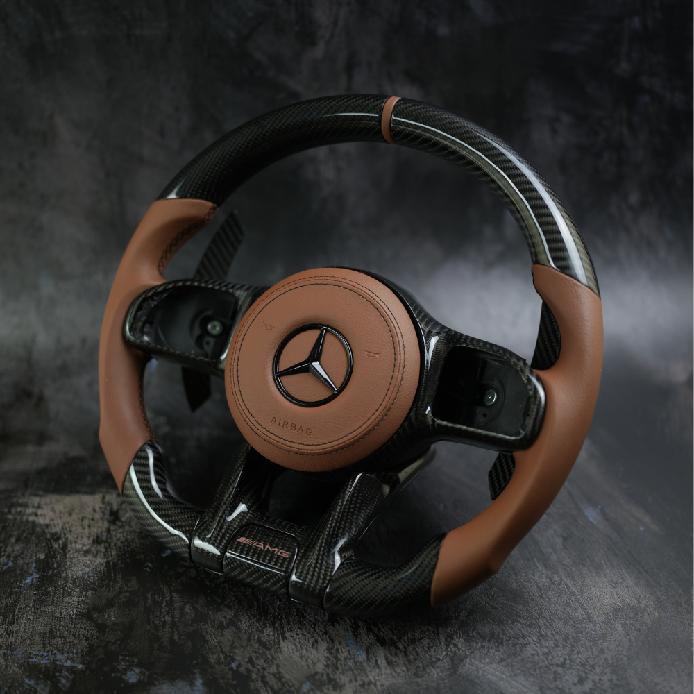 Exclusive Steering Custom Steering Wheel  for 2018+ Mercedes Benz C / CLA / CLS / E / G / GLA / GLB / GLE / GT / S Class AMG